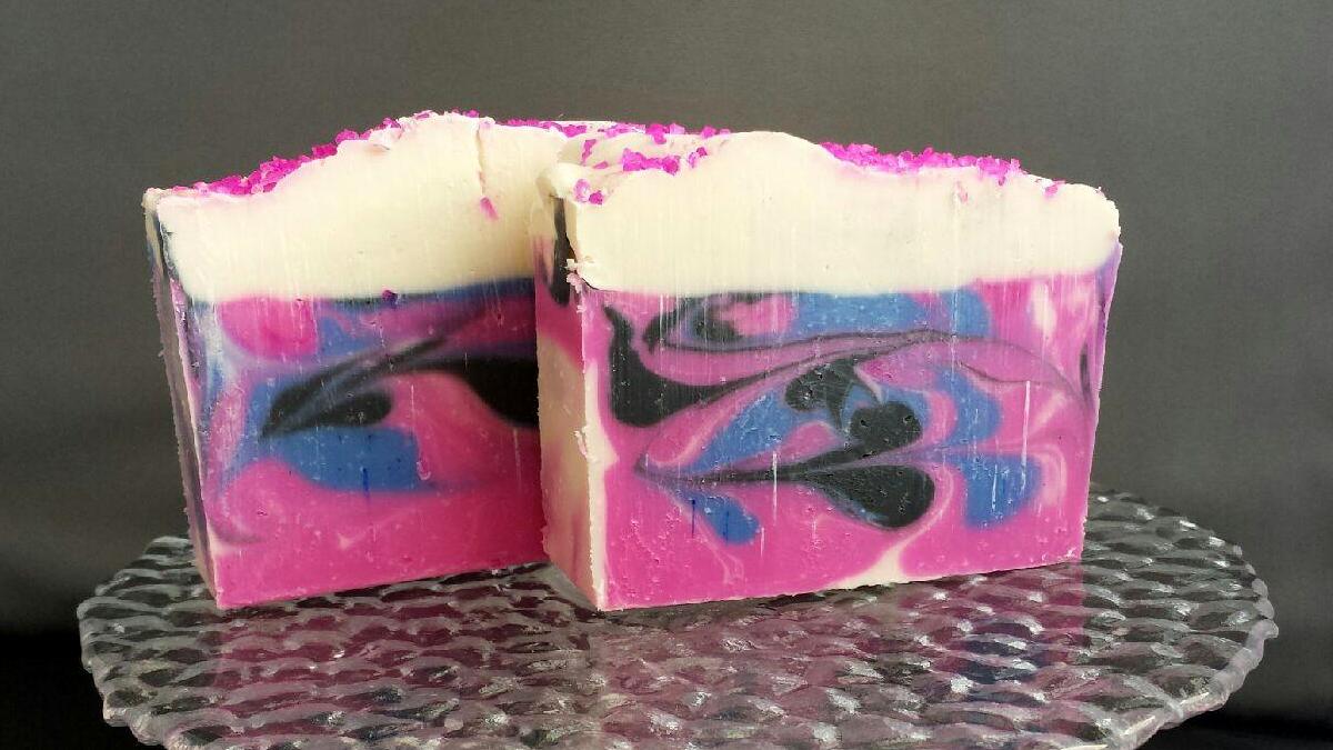 Black Raspberry Vanilla Coconut Milk Soap