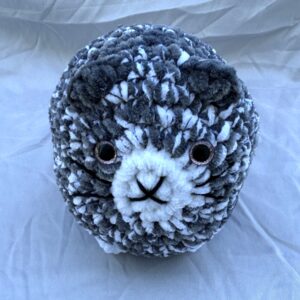 Loaf Cat, Gray/White