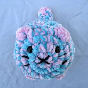 Loaf Kitten, Blue/Pink Ears