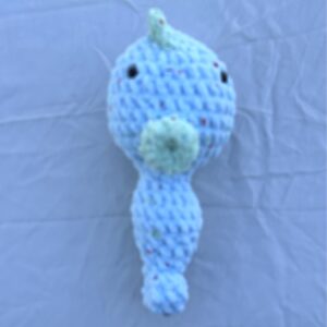 Eliza Seahorse, Blue/Mint Green