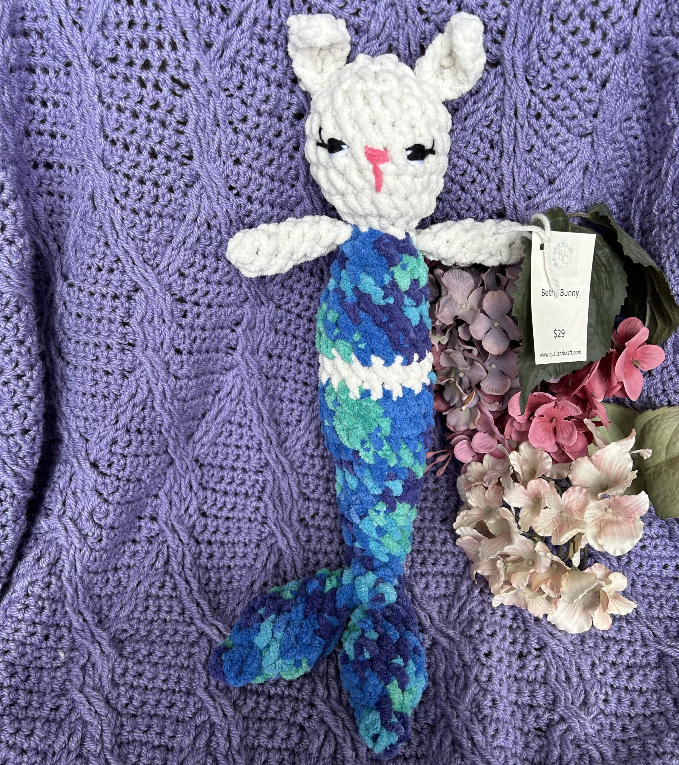 Mermaid Fable Critter - bunny