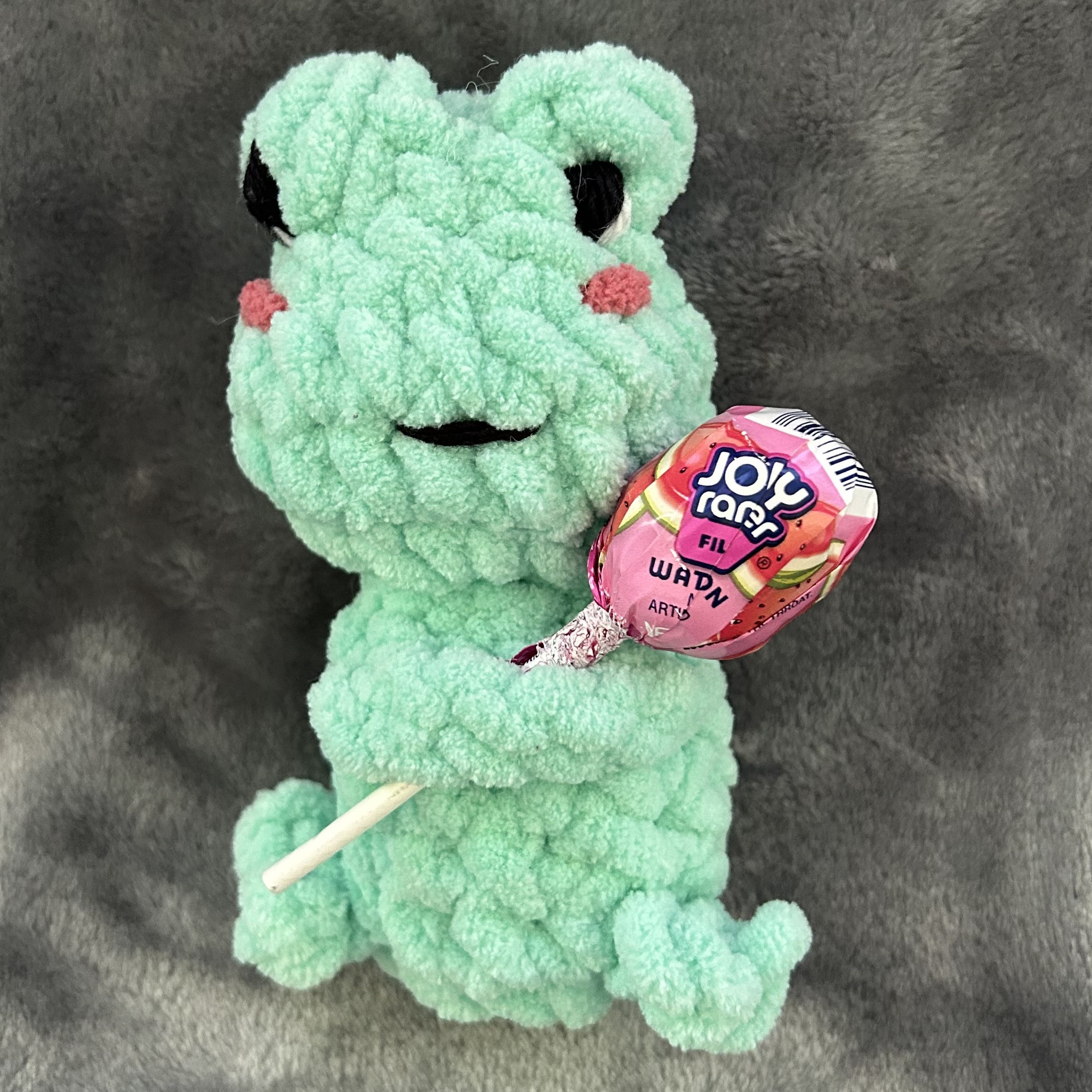 Huggy Frog - mint green