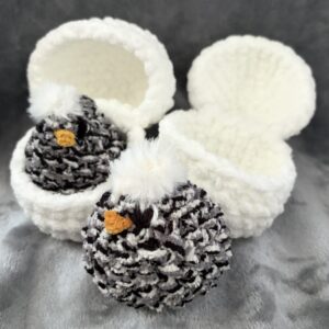 Hatching Chick with white shell