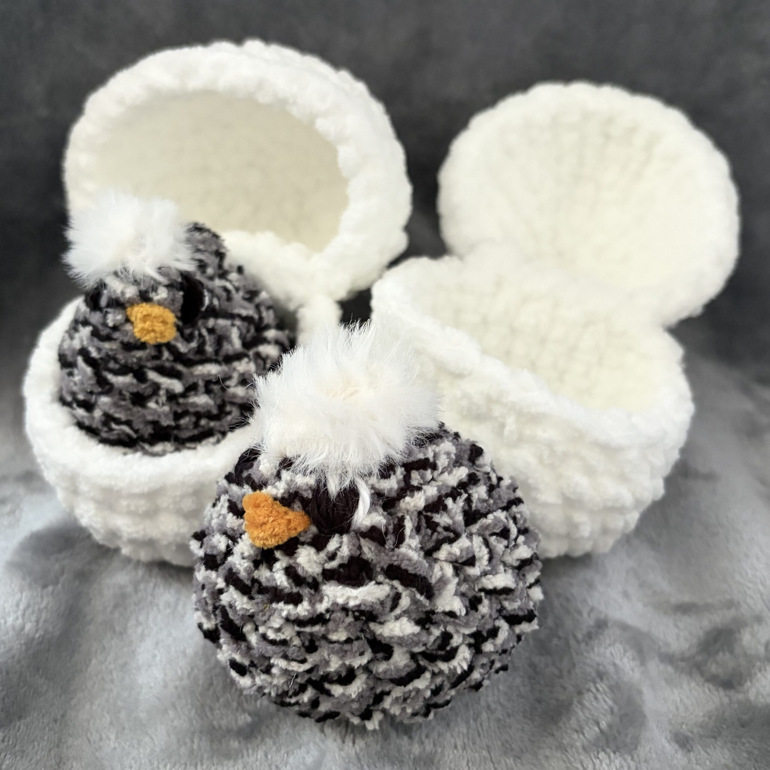 Hatching Chick with white shell
